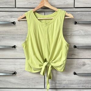 Lululemon Front Tie Knot Cropped Tank 8